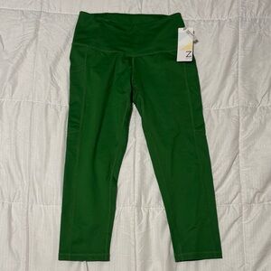 Zella Vibrant Green Kids Leggings